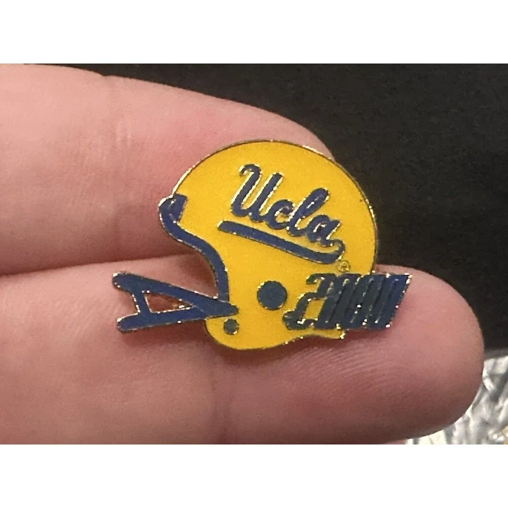 Lot of (2) UCLA Football Helmet Bruins 2000 Metal Pinback Lapel Pin - New!